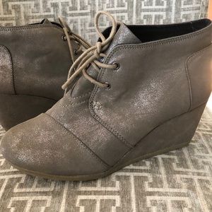 TOMS Desert Wedge Bootie